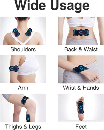 EMS Neck Massager Electromagnetic Wave Tens Cervical Vertebrae Pain Relief Device