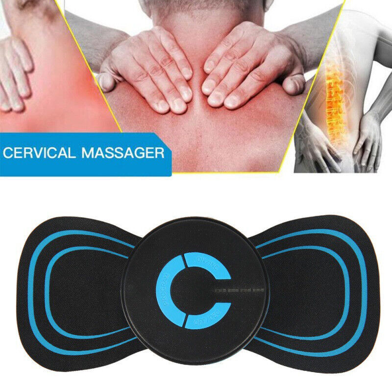 EMS Neck Massager Electromagnetic Wave Tens Cervical Vertebrae Pain Relief Device