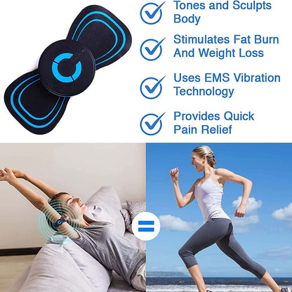 EMS Neck Massager Electromagnetic Wave Tens Cervical Vertebrae Pain Relief Device