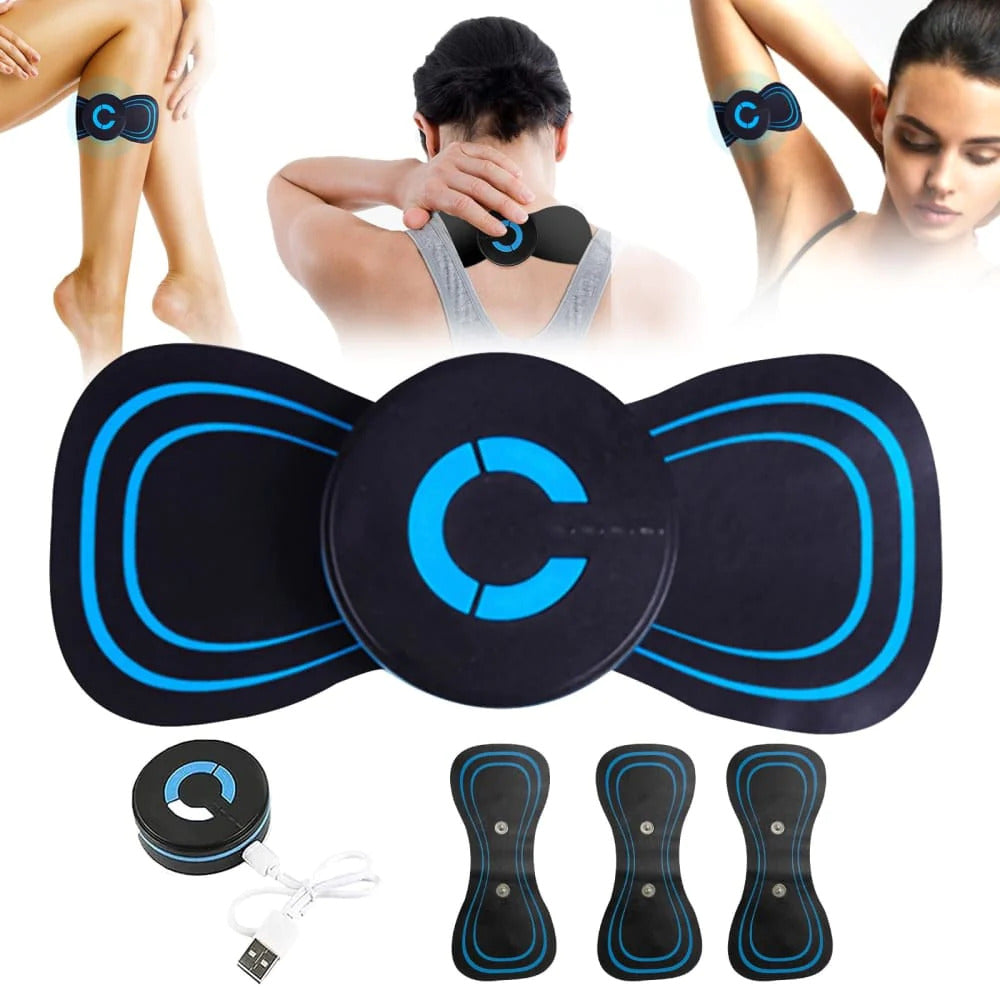 EMS Neck Massager Electromagnetic Wave Tens Cervical Vertebrae Pain Relief Device