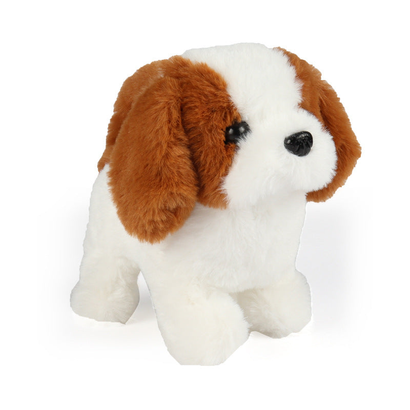 Cute Realistic Plush Puppy Dog Walking Barking Pet Toy