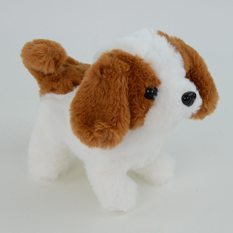 Cute Realistic Plush Puppy Dog Walking Barking Pet Toy