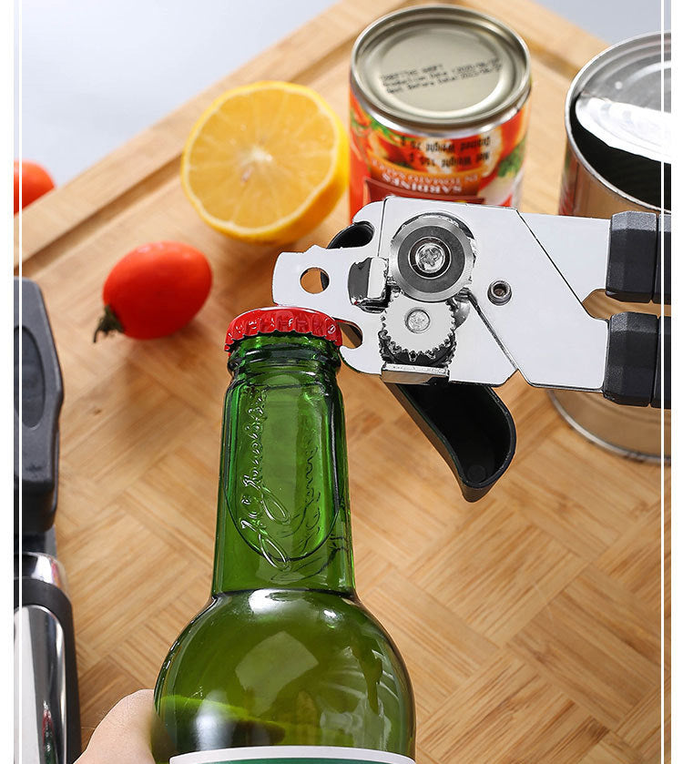 3-in-1 Stainless Steel Multi-Purpose Can, Bottle, Tin Opener