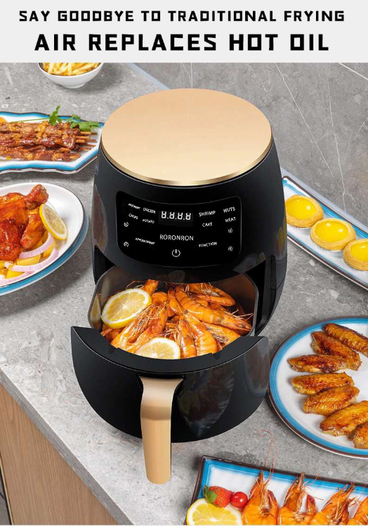 4.5L Air Fryer Oil Free Digital Cooker Healthy Fast Versatile