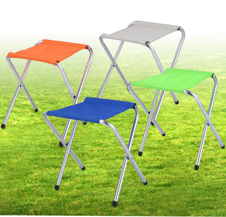 Portable Indoor Outdoor Camping Folding Stool (Blue)