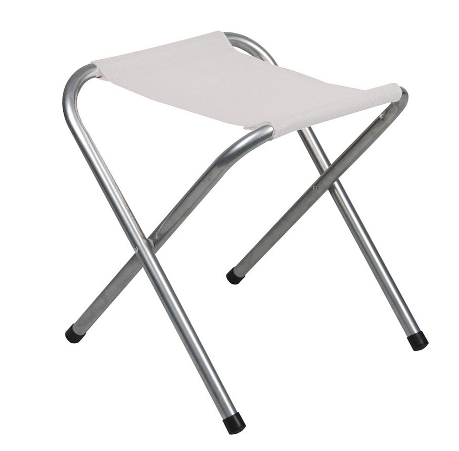 Portable Indoor Outdoor Camping Folding Stool (White)