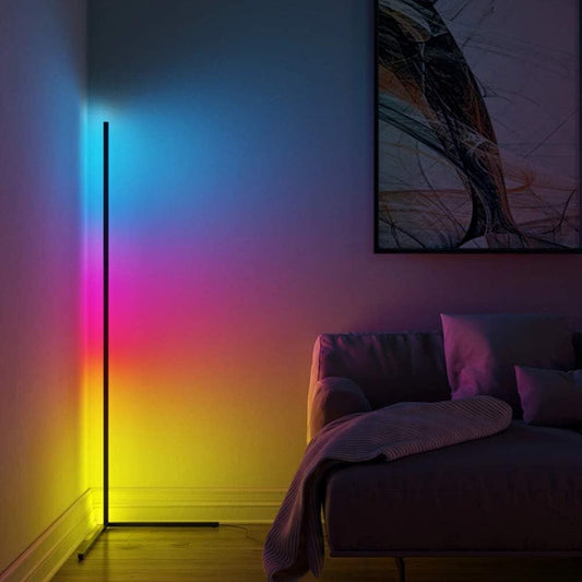 Smart Magic RGB LED Corner Floor Lamp Colour Changing Ambient Light