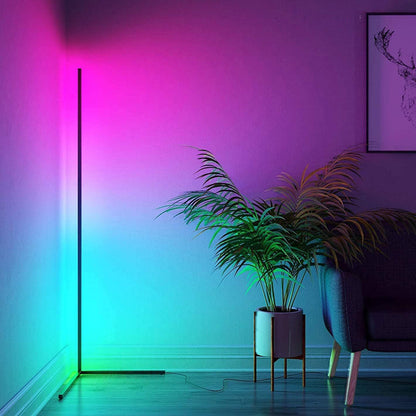 Smart Magic RGB LED Corner Floor Lamp Colour Changing Ambient Light