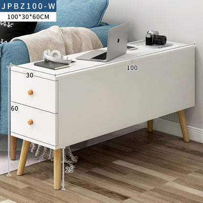 Atlantic Lift Storage Coffee Table with Drawers (White) -100cm