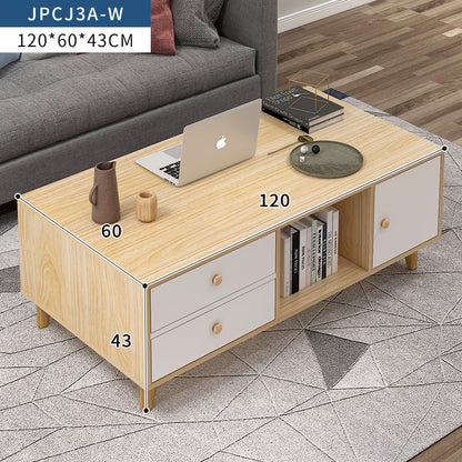 Deluxe Unity Wooden Coffee Table with Drawers