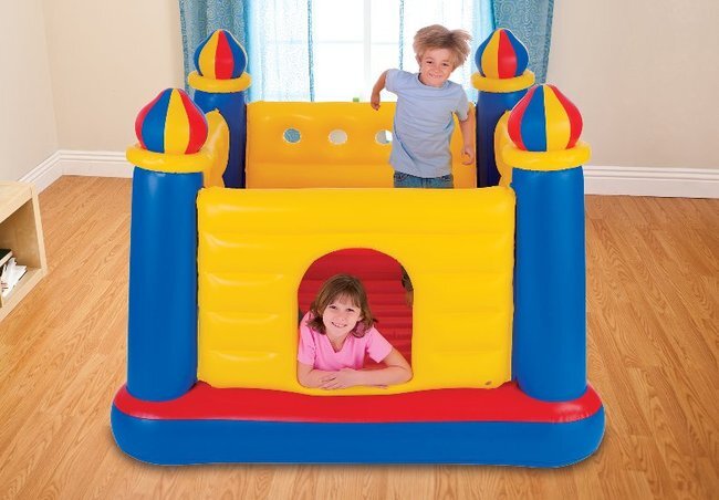 Intex Jump-O-Lene Jumping Bouncy Castle Inflatable Playhouse