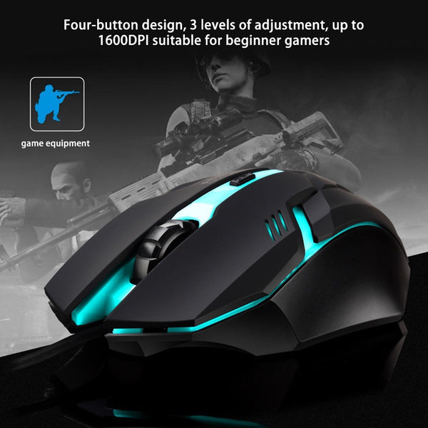 K2 Wired USB Optical Gaming Mouse