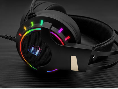 RGB 7.1 Stereo Surround Sound Gaming Headset Headphones with USB