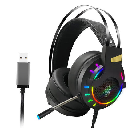 RGB 7.1 Stereo Surround Sound Gaming Headset Headphones with USB