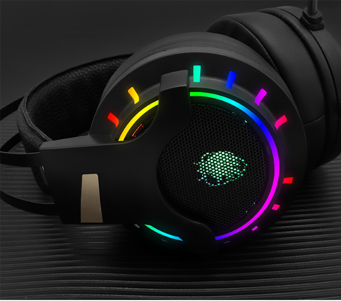 RGB 7.1 Stereo Surround Sound Gaming Headset Headphones with USB