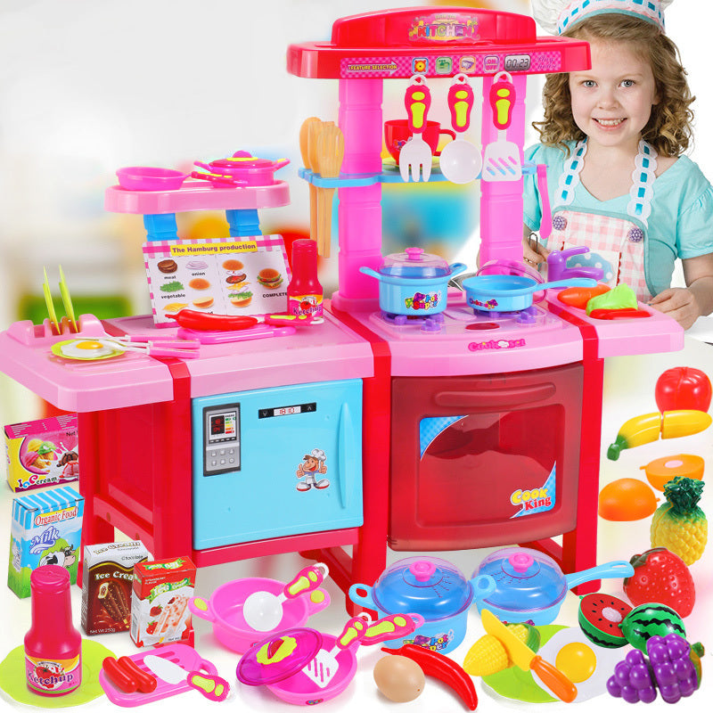 Deluxe Multifunction Kitchen Kids Pretend Play Toy Set