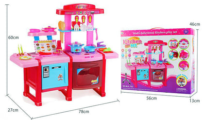 Deluxe Multifunction Kitchen Kids Pretend Play Toy Set