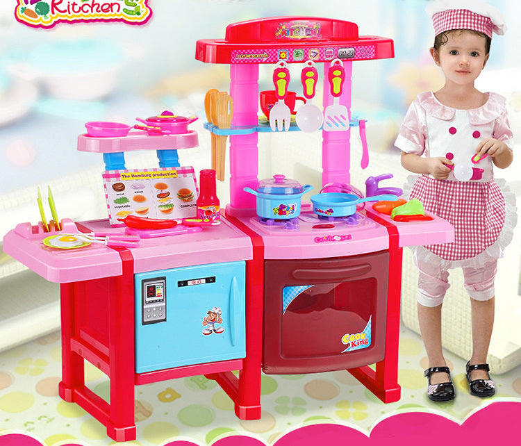 Deluxe Multifunction Kitchen Kids Pretend Play Toy Set