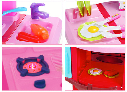 Deluxe Multifunction Kitchen Kids Pretend Play Toy Set