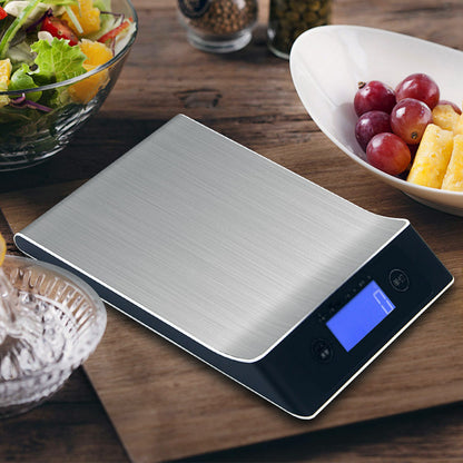 15kg Digital Precision Kitchen Postal Platform Scale Stainless Steel