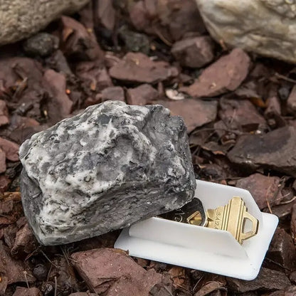 Hide-a-Spare-Key Rock Camouflage Stone Diversion Safe Storage Holder