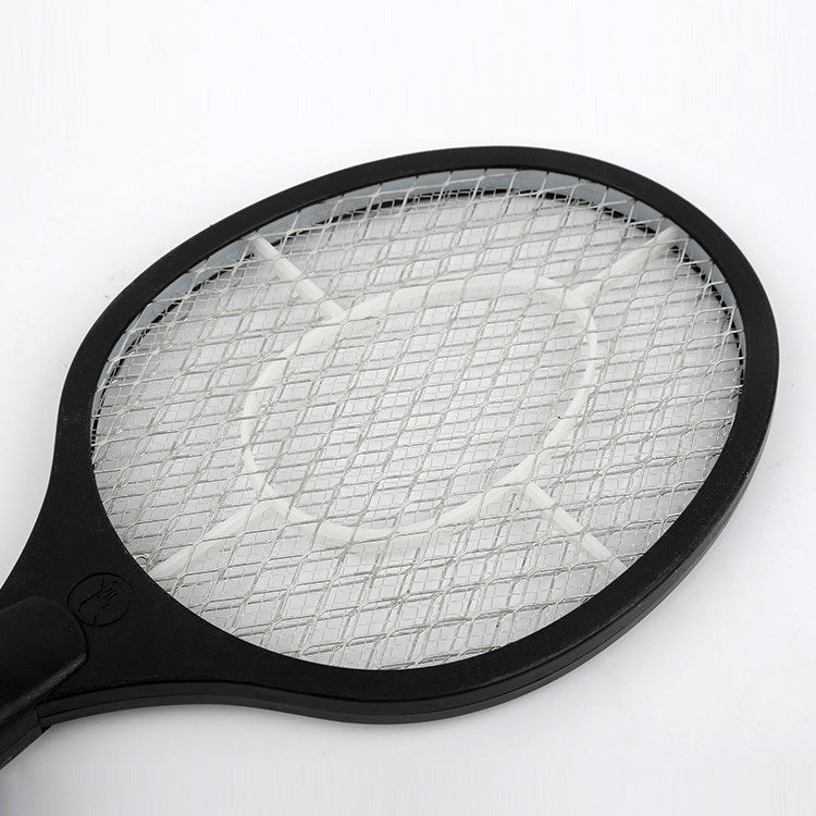 Electric Bug Zapper Fly Swatter Zap Mosquito Insect Killer Handheld Racket (Black)