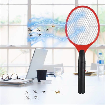 Electric Bug Zapper Fly Swatter Zap Mosquito Insect Killer Handheld Racket (Black)