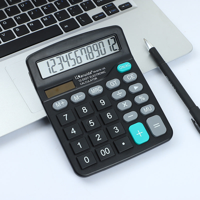 12-digit Office Electronic Calculator KK-837