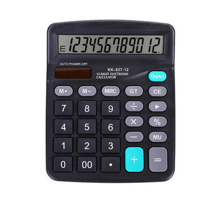 12-digit Office Electronic Calculator KK-837