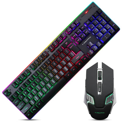 RGB Wireless Mechanical Gaming Keyboard and Mouse Combo Set