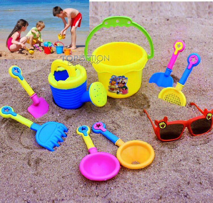 2 x 9PCS Sand Toy Set with 2 Buckets