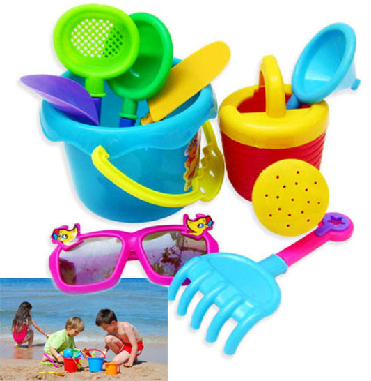 9PCS Sand Toy Set with Bucket