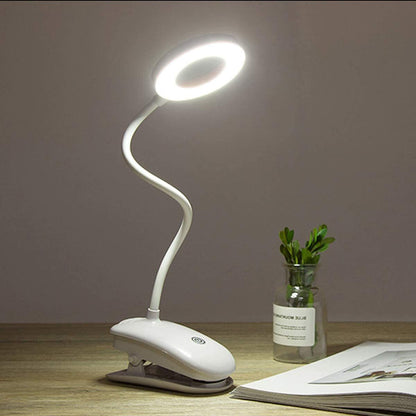 Ultra Bright LED Ring Light Desk Lamp with Clip