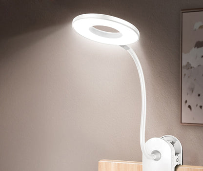 Ultra Bright LED Ring Light Desk Lamp with Clip