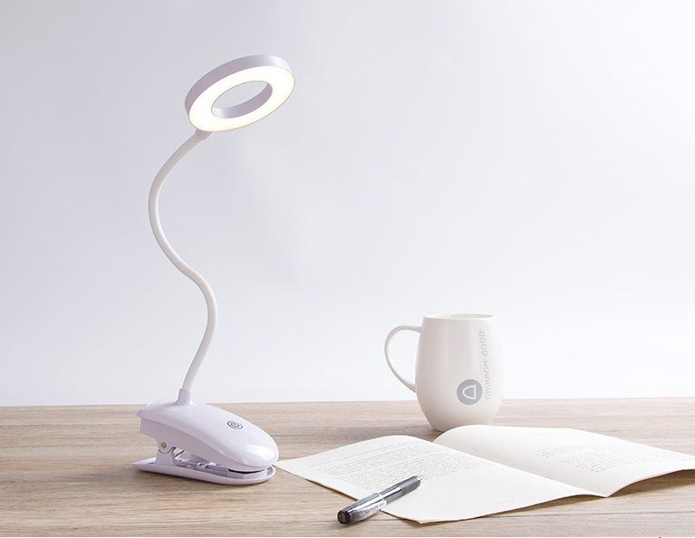 Ultra Bright LED Ring Light Desk Lamp with Clip