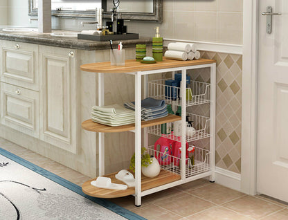 Optimal Organizer Kitchen Workbench Storage Shelf (White)