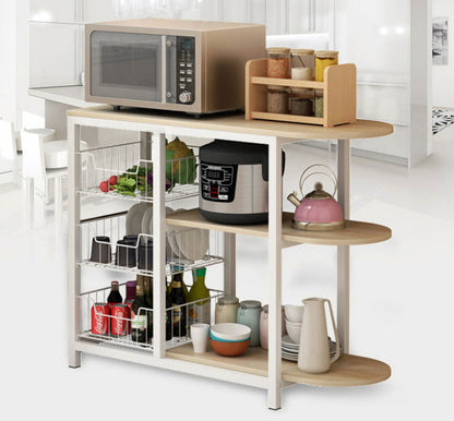 Optimal Organizer Kitchen Workbench Storage Shelf (White)