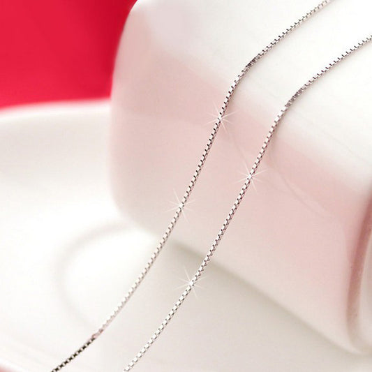 S925 Sterling Silver Chain Necklace