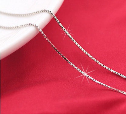 S925 Sterling Silver Chain Necklace