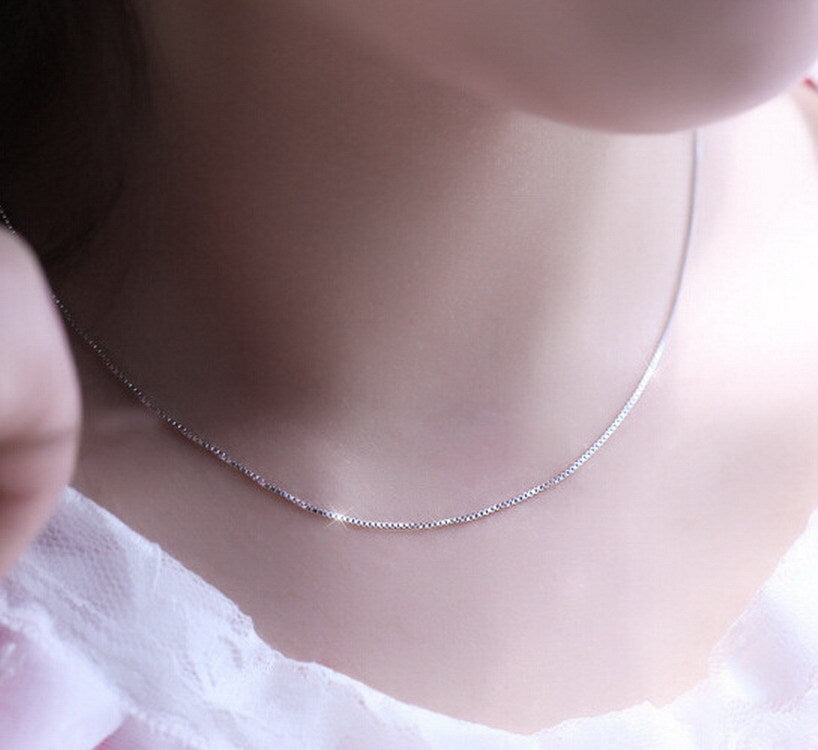 S925 Sterling Silver Chain Necklace