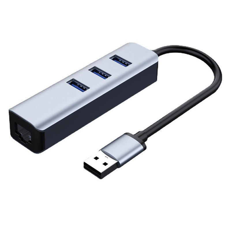 4-in 1 USB-C to 3-Port USB Hub with Gigabit Ethernet Network Adapter