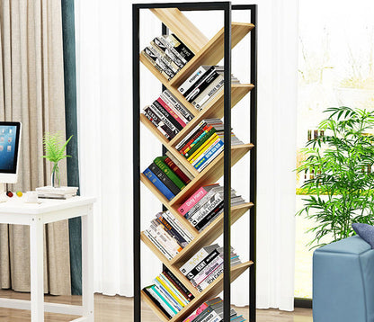 Broadway 11 Shelving Bookshelf Display Cabinet Shelf Bookcase Organizer (Oak and Black)