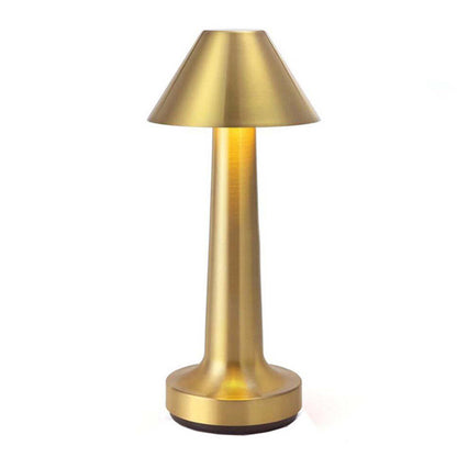 Luxe Designer LED Table Lamp Cordless Touch Sensor Night Light (Gold)