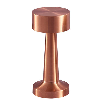 Luxe Designer LED Table Lamp Cordless Touch Sensor Night Light (Rose Gold)