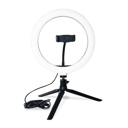 10" LED Ring Light with Tripod and Phone Holder