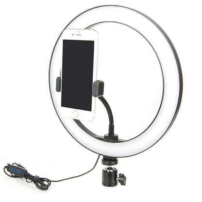 12" LED Ring Light with Tripod and Phone Holder