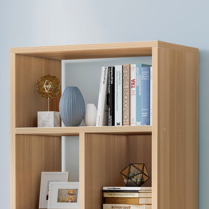 Aurora 1800mm Streamline Tall Display Shelf Bookshelf Organizer (Oak)