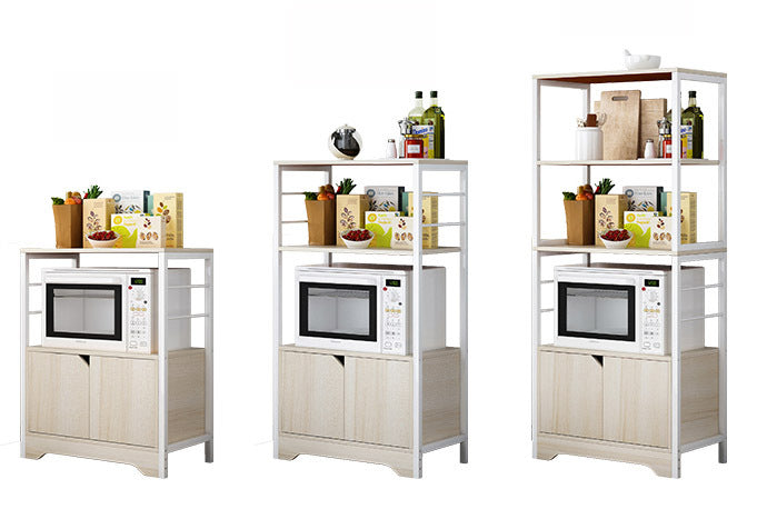 2-Level Arena Organizer Kitchen Storage Cabinet Shelf (White Oak)