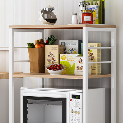 3-Level Arena Organizer Kitchen Storage Cabinet Shelf (Oak)