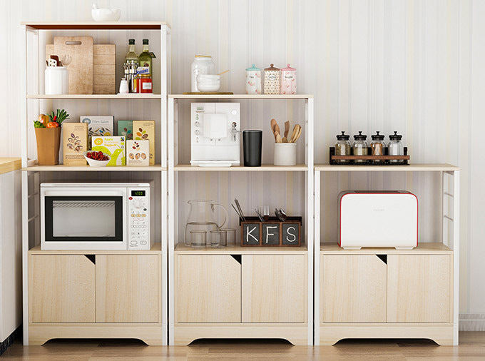 3-Level Arena Organizer Kitchen Storage Cabinet Shelf (Oak)